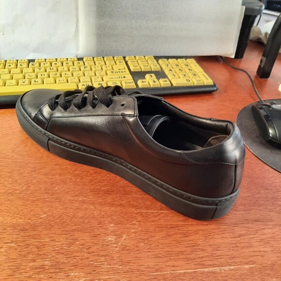 NEW ! To Boot New York Adam Derrick Men Leather Lace-up Sneaker Black US 11.5 main image 7